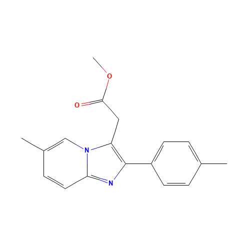 methyl 2-[6-methyl-2-(4-methylphenyl)imidazo[1,2-a]pyridin-3-yl]acetate (CAS: 258273-50-6) - Related Chemical Product
