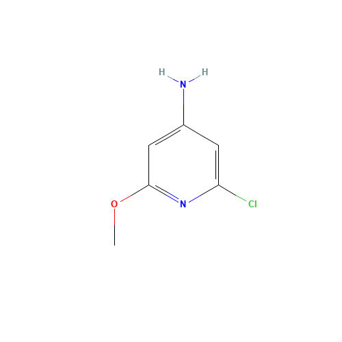 2-chloro-6-methoxypyridin-4-amine (CAS: 1008304-85-5) - Chemical Structure and Molecular Formula 