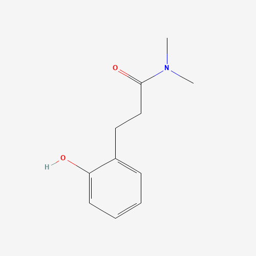 3-(2-hydroxyphenyl)-N,N-dimethylpropanamide (CAS: 608519-02-4) - Chemical Structure and Molecular Formula 