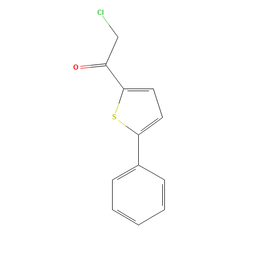 2-chloro-1-(5-phenylthiophen-2-yl)ethanone (CAS: 91498-70-3) - Related Chemical Product