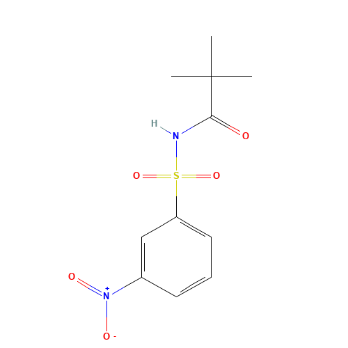 2,2-dimethyl-N-(3-nitrophenyl)sulfonylpropanamide (CAS: 146374-29-0) - Related Chemical Product