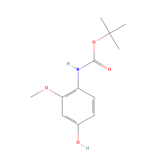 tert-butyl N-(4-hydroxy-2-methoxyphenyl)carbamate (CAS: 1435933-04-2) - Related Chemical Product