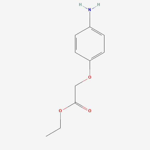 ethyl 2-(4-aminophenoxy)acetate (CAS: 20485-38-5) - Chemical Structure and Molecular Formula 