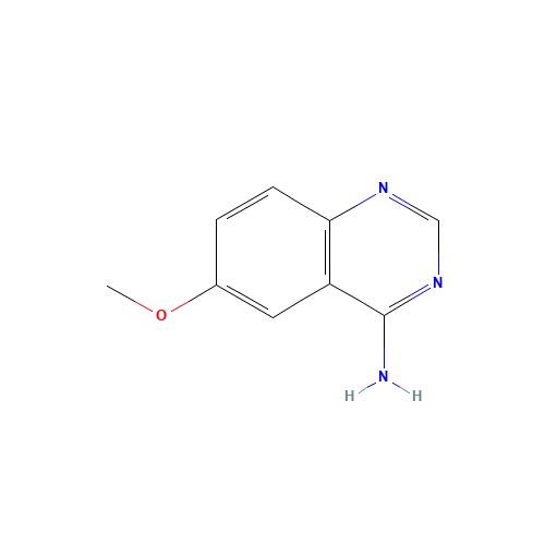 6-methoxyquinazolin-4-amine (CAS: 885277-51-0) - Chemical Structure and Molecular Formula 