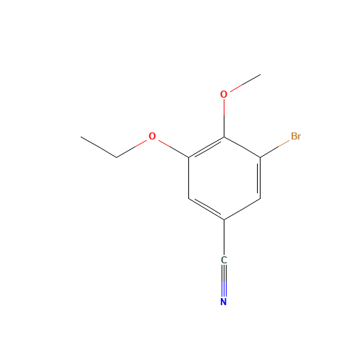 3-bromo-5-ethoxy-4-methoxybenzonitrile (CAS: 515831-52-4) - Related Chemical Product