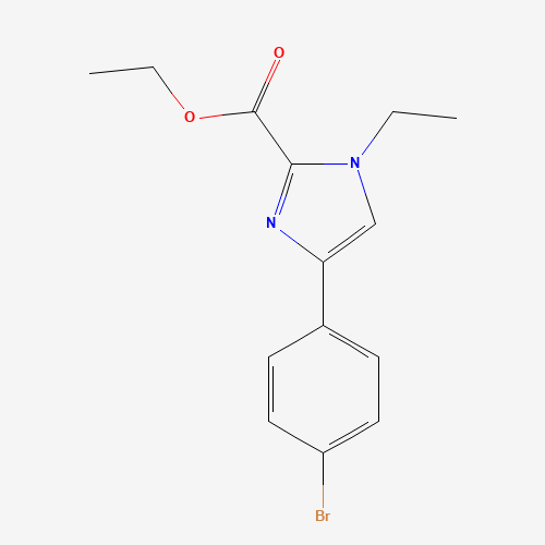 ethyl 4-(4-bromophenyl)-1-ethylimidazole-2-carboxylate (CAS: 869570-40-1) - Related Chemical Product