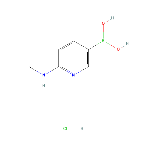[6-(methylamino)pyridin-3-yl]boronic acid;hydrochloride (CAS: 265664-53-7) - Related Chemical Product