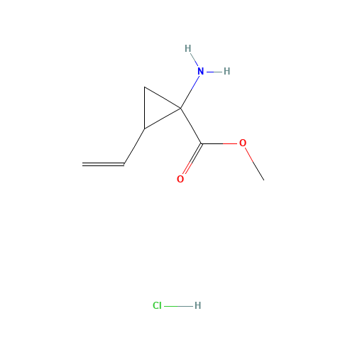 methyl 1-amino-2-ethenylcyclopropane-1-carboxylate;hydrochloride (CAS: 1185307-84-9) - Chemical Structure and Molecular Formula 