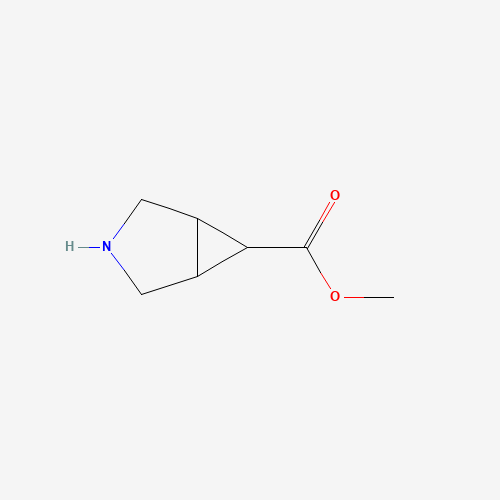 methyl 3-azabicyclo[3.1.0]hexane-6-carboxylate (CAS: 1607014-49-2) - Chemical Structure and Molecular Formula 