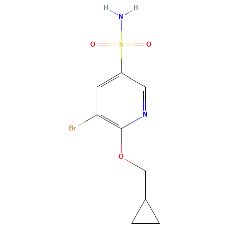 5-bromo-6-(cyclopropylmethoxy)pyridine-3-sulfonamide (CAS: 1446236-92-5) - Related Chemical Product