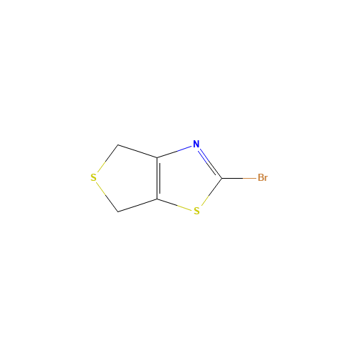 2-bromo-4,6-dihydrothieno[3,4-d][1,3]thiazole (CAS: 1402891-04-6) - Chemical Structure and Molecular Formula 