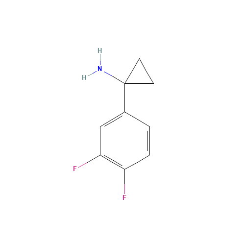 1-(3,4-difluorophenyl)cyclopropan-1-amine (CAS: 474709-85-8) - Related Chemical Product