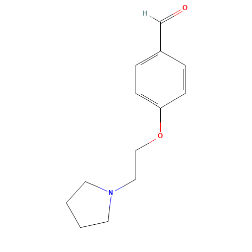 4-(2-pyrrolidin-1-ylethoxy)benzaldehyde (CAS: 26116-47-2) - Related Chemical Product