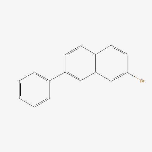 2-bromo-7-phenylnaphthalene (CAS: 960077-86-5) - Chemical Structure and Molecular Formula 