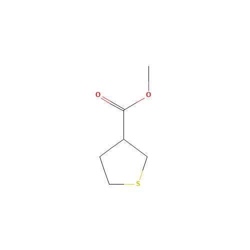 methyl thiolane-3-carboxylate (CAS: 61541-28-4) - Chemical Structure and Molecular Formula 