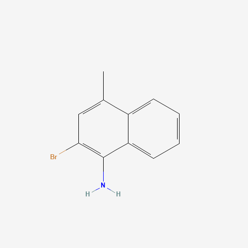 2-bromo-4-methylnaphthalen-1-amine (CAS: 112929-88-1) - Chemical Structure and Molecular Formula 