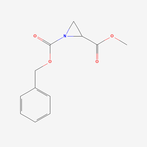 1-O-benzyl 2-O-methyl aziridine-1,2-dicarboxylate (CAS: 170701-87-8) - Chemical Structure and Molecular Formula 