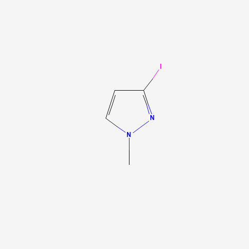 3-iodo-1-methylpyrazole (CAS: 92525-10-5) - Chemical Structure and Molecular Formula 