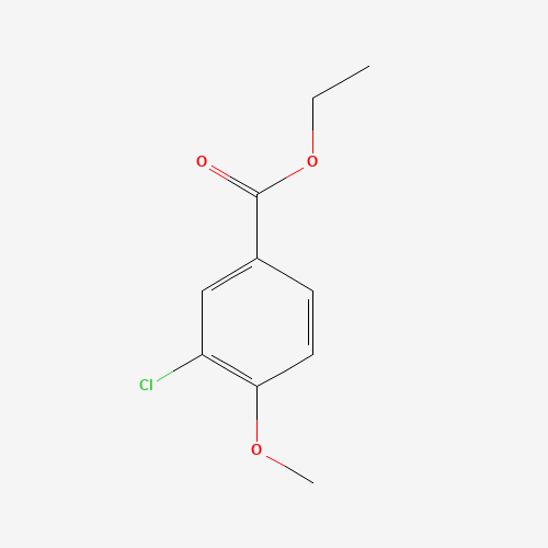 ethyl 3-chloro-4-methoxybenzoate (CAS: 14670-04-3) - Chemical Structure and Molecular Formula 