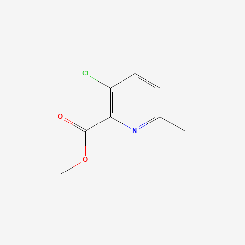 methyl 3-chloro-6-methylpyridine-2-carboxylate (CAS: 894074-83-0) - Chemical Structure and Molecular Formula 