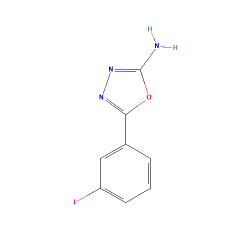 5-(3-iodophenyl)-1,3,4-oxadiazol-2-amine (CAS: 109060-68-6) - Related Chemical Product