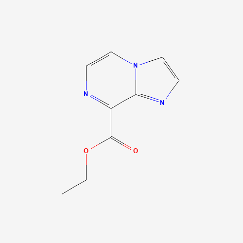 ethyl imidazo[1,2-a]pyrazine-8-carboxylate (CAS: 87597-20-4) - Chemical Structure and Molecular Formula 