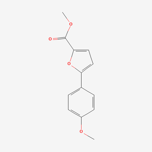 methyl 5-(4-methoxyphenyl)furan-2-carboxylate (CAS: 52939-05-6) - Chemical Structure and Molecular Formula 