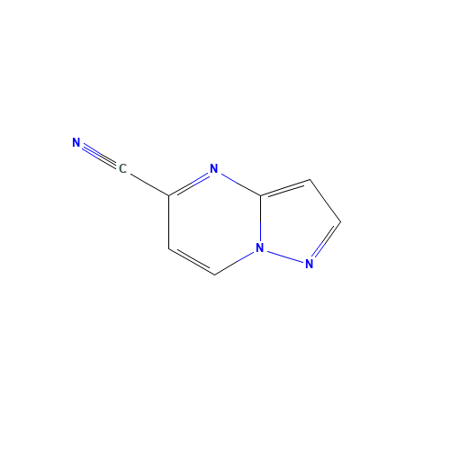 pyrazolo[1,5-a]pyrimidine-5-carbonitrile (CAS: 864439-29-2) - Chemical Structure and Molecular Formula 