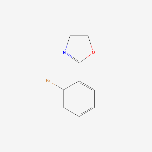 2-(2-bromophenyl)-4,5-dihydro-1,3-oxazole (CAS: 51816-27-4) - Chemical Structure and Molecular Formula 