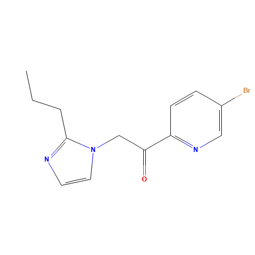 1-(5-bromopyridin-2-yl)-2-(2-propylimidazol-1-yl)ethanone (CAS: 870761-79-8) - Related Chemical Product