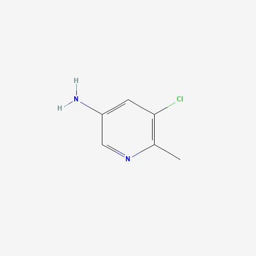 5-chloro-6-methylpyridin-3-amine (CAS: 896161-13-0) - Chemical Structure and Molecular Formula 