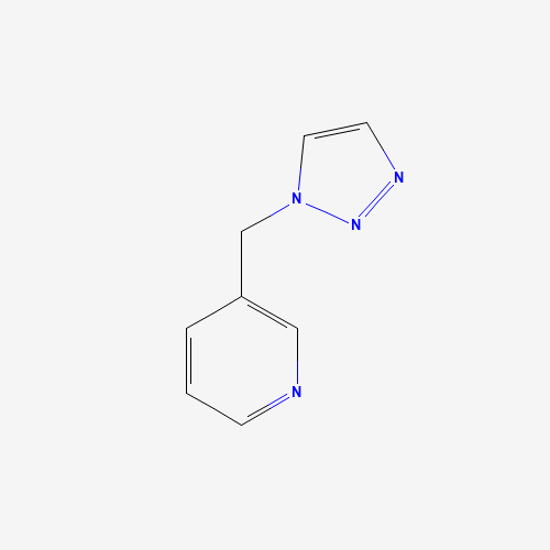 3-(triazol-1-ylmethyl)pyridine (CAS: 864684-90-2) - Chemical Structure and Molecular Formula 