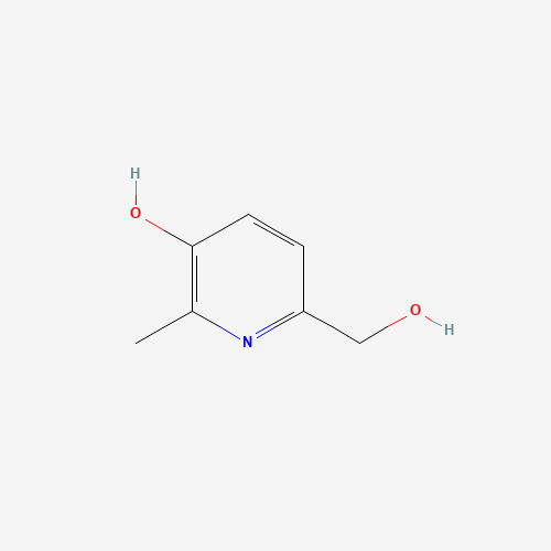 6-(hydroxymethyl)-2-methylpyridin-3-ol (CAS: 4811-16-9) - Chemical Structure and Molecular Formula 