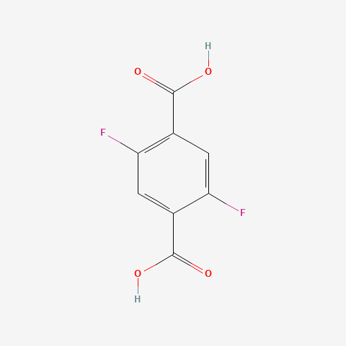 2,5-difluoroterephthalic acid chemical structure 2,5-difluoroterephthalic acid (CAS: 655-14-1) - Chemical Structure and Molecular Formula