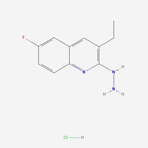 (3-ethyl-6-fluoroquinolin-2-yl)hydrazine;hydrochloride (CAS: 1017361-26-0) - Related Chemical Product