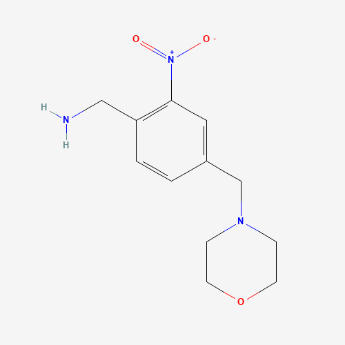 [4-(morpholin-4-ylmethyl)-2-nitrophenyl]methanamine (CAS: 630410-24-1) - Related Chemical Product