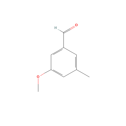 3-methoxy-5-methylbenzaldehyde (CAS: 90674-26-3) - Chemical Structure and Molecular Formula 