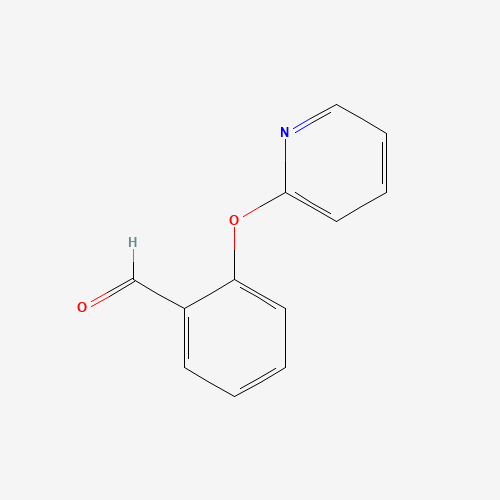 2-pyridin-2-yloxybenzaldehyde (CAS: 141580-71-4) - Chemical Structure and Molecular Formula 