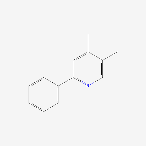 4,5-dimethyl-2-phenylpyridine (CAS: 27063-84-9) - Chemical Structure and Molecular Formula 