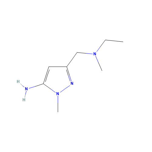 5-[[ethyl(methyl)amino]methyl]-2-methylpyrazol-3-amine (CAS: 1224888-37-2) - Related Chemical Product