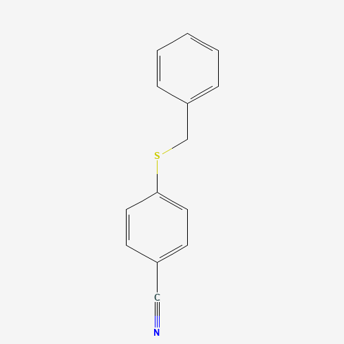 4-benzylsulfanylbenzonitrile (CAS: 150993-53-6) - Chemical Structure and Molecular Formula 