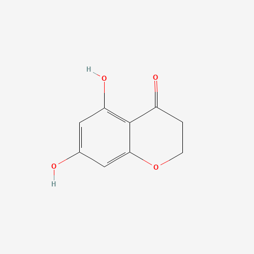 5,7-dihydroxy-2,3-dihydrochromen-4-one (CAS: 108085-46-7) - Chemical Structure and Molecular Formula 