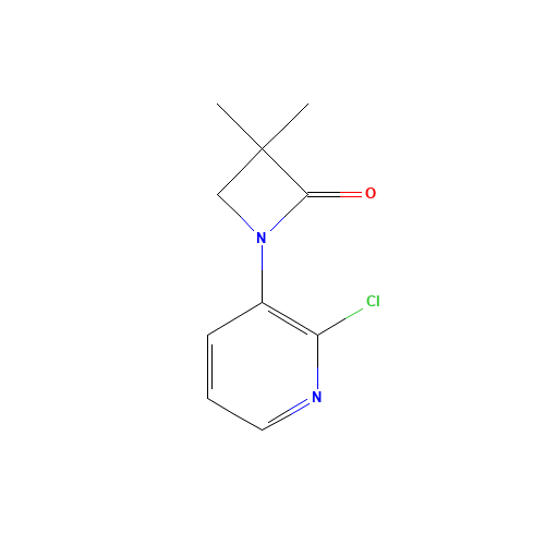 1-(2-chloropyridin-3-yl)-3,3-dimethylazetidin-2-one (CAS: 339100-95-7) - Related Chemical Product