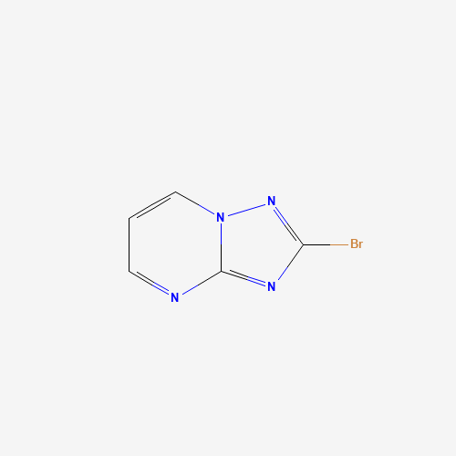 2-bromo-[1,2,4]triazolo[1,5-a]pyrimidine (CAS: 1335054-80-2) - Chemical Structure and Molecular Formula 