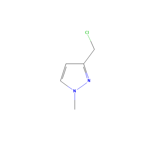 3-(chloromethyl)-1-methylpyrazole (CAS: 84547-64-8) - Chemical Structure and Molecular Formula 