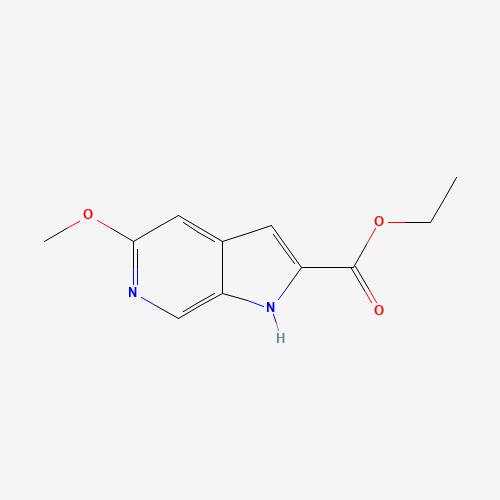 ethyl 5-methoxy-1H-pyrrolo[2,3-c]pyridine-2-carboxylate (CAS: 3469-63-4) - Chemical Structure and Molecular Formula 