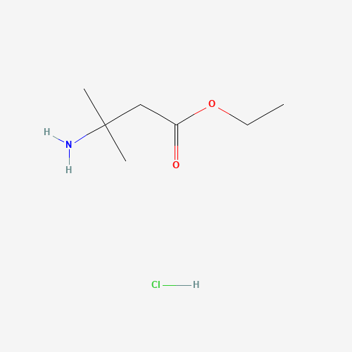 ethyl 3-amino-3-methylbutanoate;hydrochloride (CAS: 85532-40-7) - Chemical Structure and Molecular Formula 