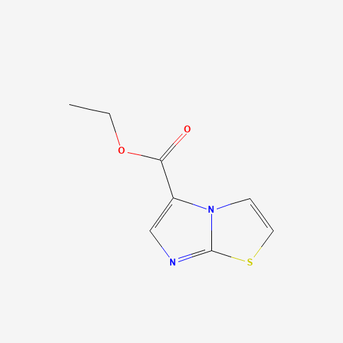 ethyl imidazo[2,1-b][1,3]thiazole-5-carboxylate (CAS: 349480-83-7) - Chemical Structure and Molecular Formula 