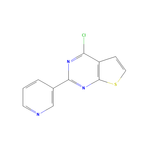 4-chloro-2-pyridin-3-ylthieno[2,3-d]pyrimidine (CAS: 1188085-59-7) - Related Chemical Product