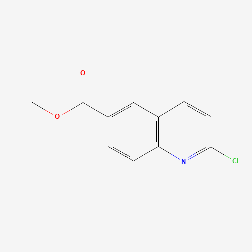 methyl 2-chloroquinoline-6-carboxylate (CAS: 849807-09-6) - Chemical Structure and Molecular Formula 